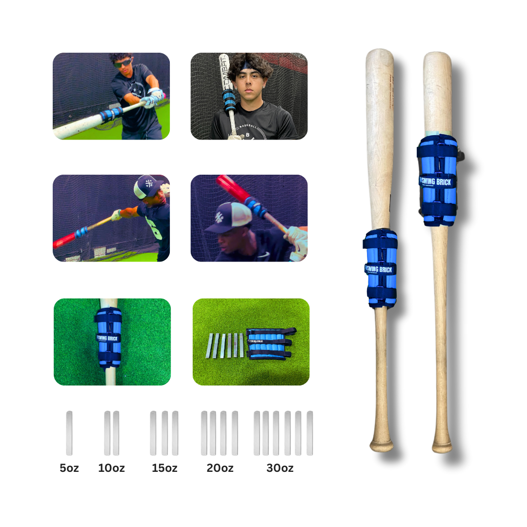 Swing Brick - The Adjustable Baseball Bat Weight Swing Trainer. 5-30 Oz.