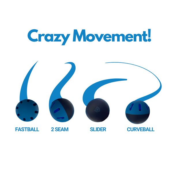 Crazy Movement & Super Durable Wiffle Balls