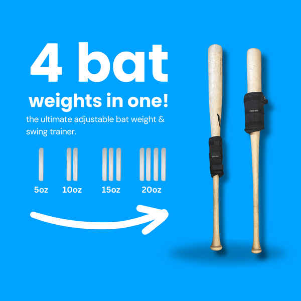 Swing Brick - The Adjustable Baseball Bat Weight Swing Trainer. 5-20 Oz Adjustable.